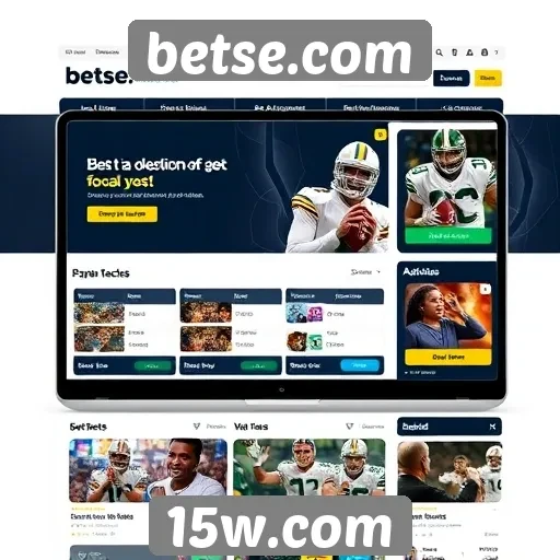 Análise da interface do usuário do site betse.com